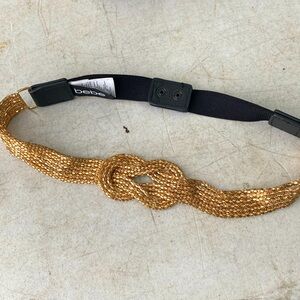 BEBE GOLDEN KNOT BELT